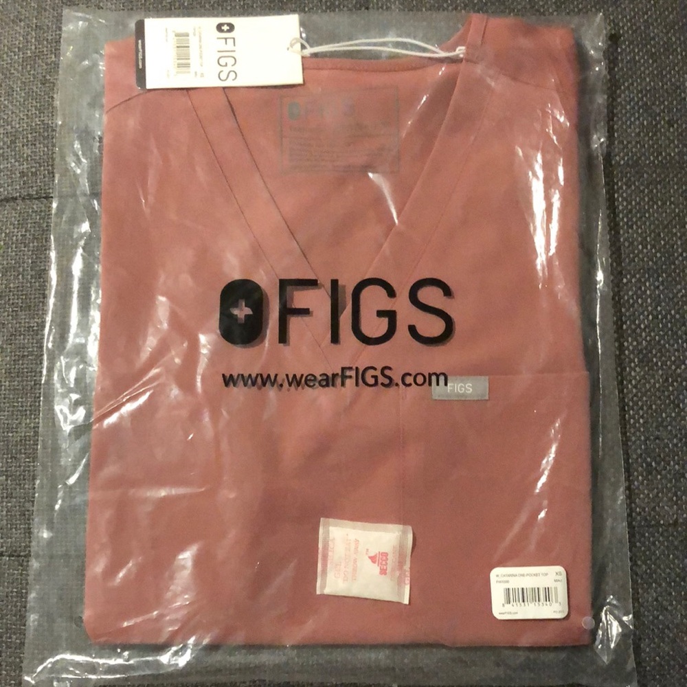 Figs Catarina top Mauve XS